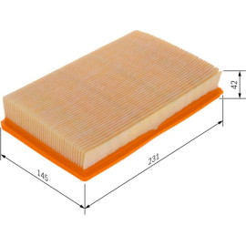 BOSCH F 026 400 037 Luftfilter