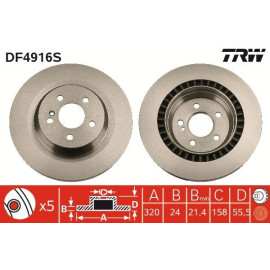 Bremsscheibe DF4916S Bremsscheibe DF4916S