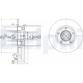 Bremsscheibe BG2714 Bremsscheibe BG2714