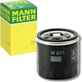 MANN-FILTER W 67/1 Ölfilter M 20 X 1.5, mit einem Rücklaufsperrventil, Anschraubfilter MANN-FILTER W 67/1 Ölfilter M 20 X 1.5, mit einem Rücklaufsperrventil, Anschraubfilter