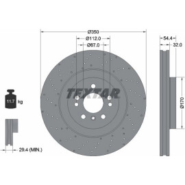 Bremsscheibe 92254405 Bremsscheibe 92254405