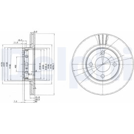 Bremsscheibe BG2784
