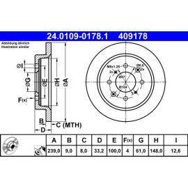 Bremsscheibe 24.0109-0178.1