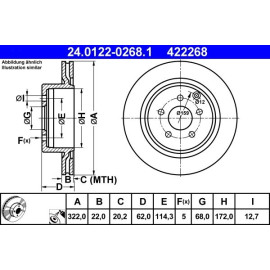 Bremsscheibe 24.0122-0268.1