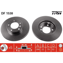 Bremsscheibe DF1538 Bremsscheibe DF1538