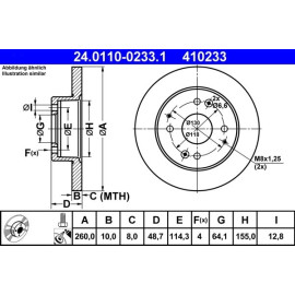 Bremsscheibe 24.0110-0233.1