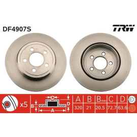 Bremsscheibe DF4907S Bremsscheibe DF4907S