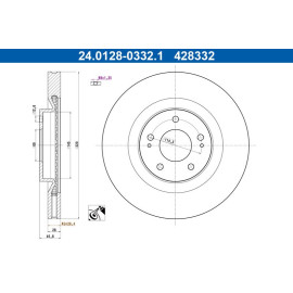 Bremsscheibe 24.0128-0332.1