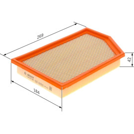 BOSCH F 026 400 586 Luftfilter BOSCH F 026 400 586 Luftfilter