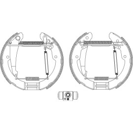 Bremsbackensatz 8DB 355 004-461 Bremsbackensatz 8DB 355 004-461