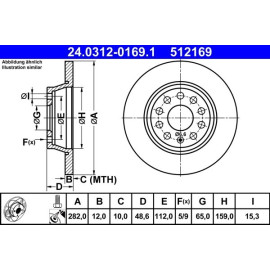 Bremsscheibe 24.0312-0169.1