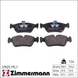 Bremsbelagsatz, Scheibenbremse 21925.175.1 Bremsbelagsatz, Scheibenbremse 21925.175.1