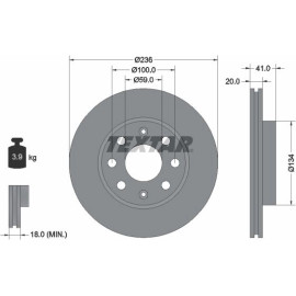 Bremsscheibe 92133403