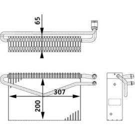 Verdampfer, Klimaanlage AE 67 000P Verdampfer, Klimaanlage AE 67 000P