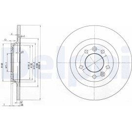 Bremsscheibe BG3836 Bremsscheibe BG3836