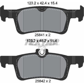 Bremsbelagsatz, Scheibenbremse 2584101 Bremsbelagsatz, Scheibenbremse 2584101