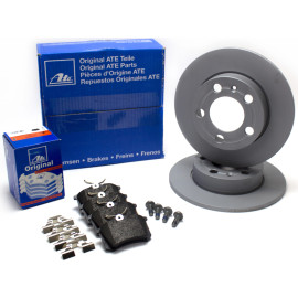 ATE Bremsscheiben 24.0109-0123.1 Ø230 + Beläge 13.0460-2894.2 hinten für VAG ATE Bremsscheiben 24.0109-0123.1 Ø230 + Beläge 13.0460-2894.2 hinten für VAG