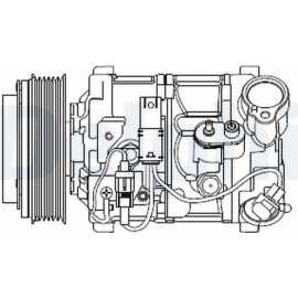 Kompressor, Klimaanlage CS20545