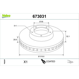 Bremsscheibe 673031