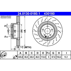 Bremsscheibe 24.0130-0180.1
