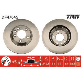 Bremsscheibe DF4764S