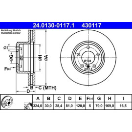 Bremsscheibe 24.0130-0117.1