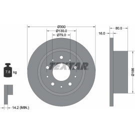 Bremsscheibe 92157600