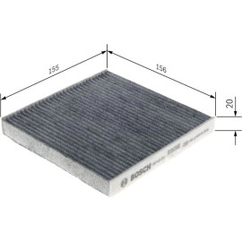BOSCH 1 987 435 051 Innenraumfilter BOSCH 1 987 435 051 Innenraumfilter