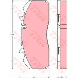 Bremsbelagsatz, Scheibenbremse GDB5083 Bremsbelagsatz, Scheibenbremse GDB5083