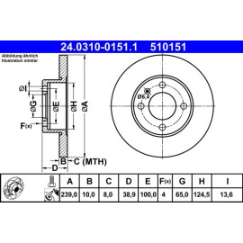 Bremsscheibe 24.0310-0151.1