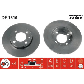 Bremsscheibe DF1516