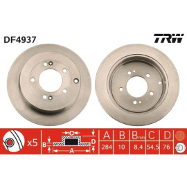 Bremsscheibe DF4937 Bremsscheibe DF4937