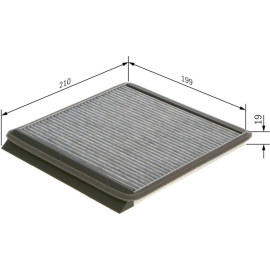 BOSCH 1 987 435 533 Innenraumfilter BOSCH 1 987 435 533 Innenraumfilter