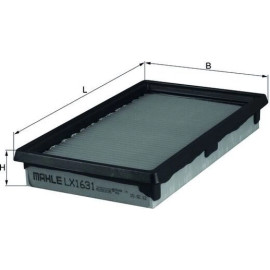 Luftfilter LX 1631 Luftfilter LX 1631