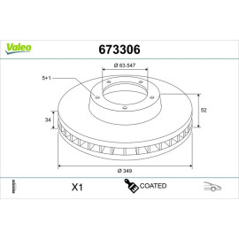 Bremsscheibe 673306
