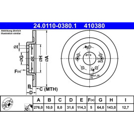 Bremsscheibe 24.0110-0380.1