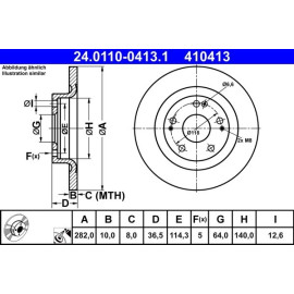 Bremsscheibe 24.0110-0413.1