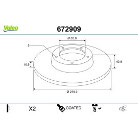 Bremsscheibe 672909