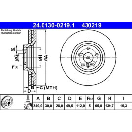 Bremsscheibe 24.0130-0219.1