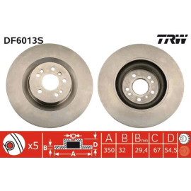 Bremsscheibe DF6013S
