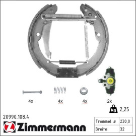 Bremsbackensatz 20990.108.4 Bremsbackensatz 20990.108.4