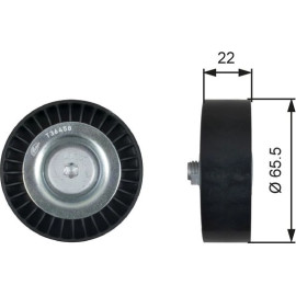Umlenk-/Führungsrolle, Keilrippenriemen T36458