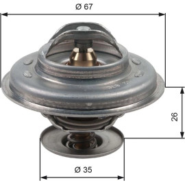 Thermostat, Kühlmittel TH11687G1 Thermostat, Kühlmittel TH11687G1