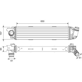Ladeluftkühler 818299