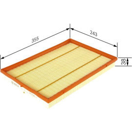BOSCH F 026 400 381 Luftfilter BOSCH F 026 400 381 Luftfilter