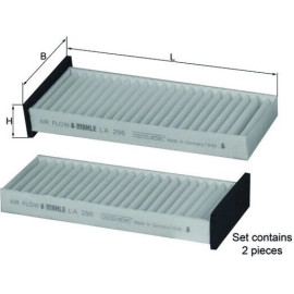 Filter, Innenraumluft LA 296/S Filter, Innenraumluft LA 296/S