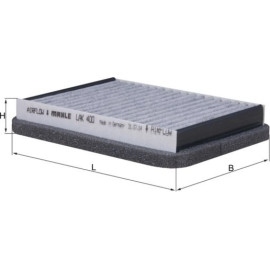 Filter, Innenraumluft LAK 400