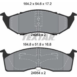Bremsbelagsatz, Scheibenbremse 2495301 Bremsbelagsatz, Scheibenbremse 2495301