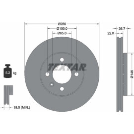 Bremsscheibe 92287003 Bremsscheibe 92287003