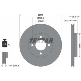 Bremsscheibe 92036803